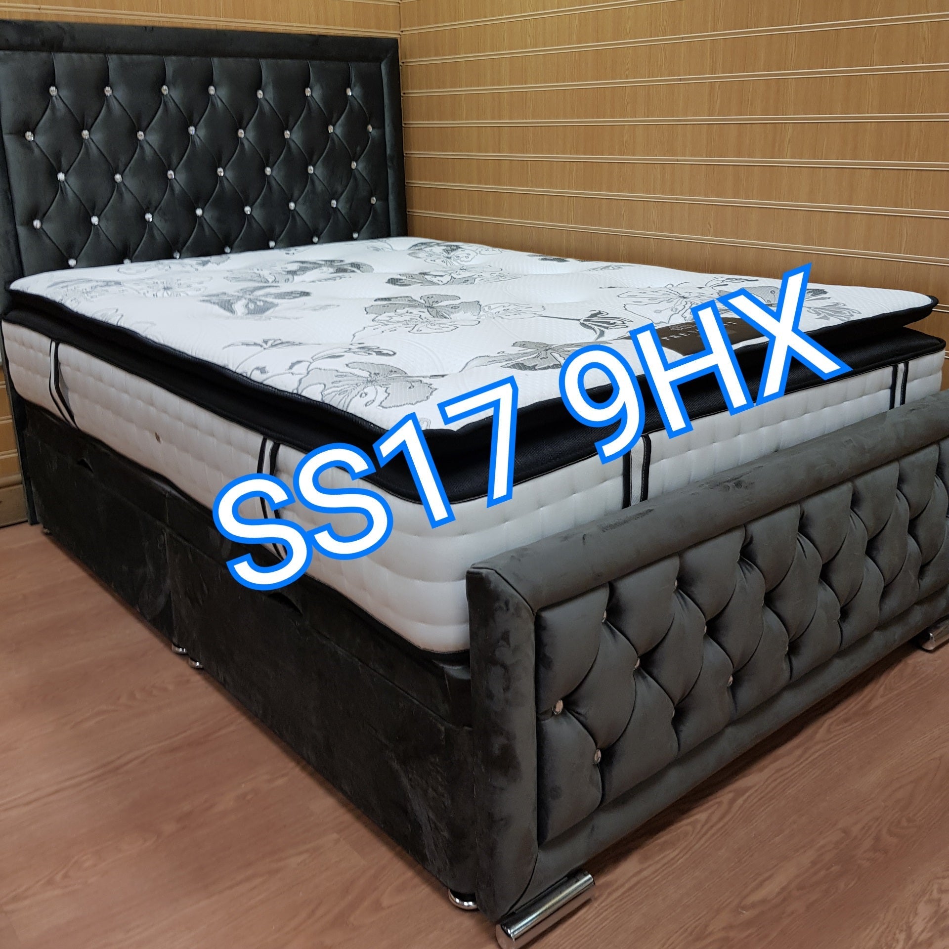 Super king size bed deals with storage and mattress